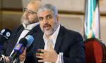 Ông Khaled Meshaal trong một cuộc họp báo ở Qatar năm 2017. (Ảnh: Reuters)