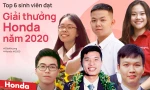 6 sinh viên xuất sắc nhận Giải thưởng Honda 2020
