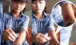 Cô gái ở Nghệ An cắt tay ngay sau khi chia tay người yêu.