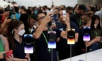 Các sản phẩm iPhone 14 trong sự kiện ra mắt ngày 7/9. (Ảnh: Reuters)