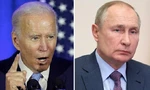 Tổng thống Mỹ Joe Biden (trái) và Tổng thống Nga Vladimir Putin