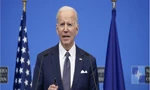 Tổng thống Mỹ Joe Biden phát biểu sau thượng đỉnh NATO, sau khi lên đường thăm Ba Lan. (Ảnh: AP)
