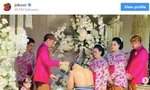 Bức ảnh đám cưới con trai được Tổng thống Indonesia Jokowi đăng trên Telegram