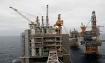 Một giàn khoan dầu của Na Uy ở Biển Bắc. (Ảnh: Reuters)