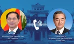 Bộ trưởng Ngoại giao Bùi Thanh Sơn và Bộ trưởng Ngoại giao Trung Quốc Vương Nghị. (Ảnh: Mofa)
