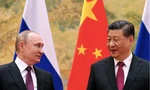 Tổng thống Nga Vladimir Putin và Chủ tịch Trung Quốc Tập Cận Bình trong cuộc gặp tại Bắc Kinh vào tháng 2. (Ảnh: NY Times)