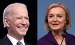 Tổng thống Mỹ Joe Biden và tân Thủ tướng Anh Liz Truss. (Ảnh: Bloomberg)
