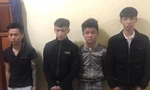 Bốn can phạm tham gia đánh người bị bắt giữ