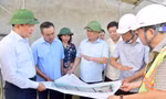Bí thư Hà Nội Đinh Tiến Dũng kiểm tra dự án kênh tiêu nước phía Tây thành phố