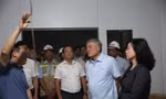 Phó Thủ tướng Thường trực Nguyễn Hòa Bình thị sát, kiểm tra dự án Bệnh viện Bạch Mai, Việt Đức cơ sở 2