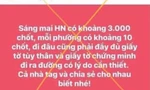 Hà Nội: Thêm 2 trường hợp tung tin '3.000 chốt kiểm dịch' bị xử lý