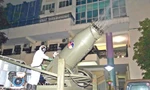 Chiến sĩ phòng hóa điều khiển “đại bác” KTH-20 phun hóa chất diệt COVID-19 tại một tòa nhà cao tầng trong Bệnh viện Bạch Mai, tháng 3/2020ẢNH: NGUYỄN MINH 