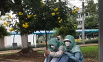 Muôn kiểu tránh nóng của sinh viên Làng Đại học Thủ Đức 