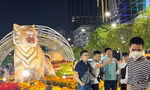 Đường hoa Nguyễn Huệ đông đúc bạn trẻ những ngày cận Tết