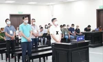 Cựu Đại tá Phùng Anh Lê (dấu X) cùng đồng phạm tại tòa sơ thẩm