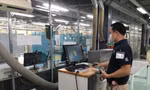 Một doanh nghiệp sản xuất theo phương án 3 tại chỗ. Ảnh: MT