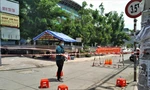 Chốt phong tỏa ở sát Nhà thi đấu quận 7, TPHCM