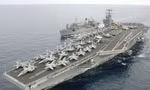 Houthis nói tàu sân bay Mỹ rút lui 1.300km