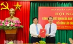 Công bố quyết định của Ban Thường vụ Tỉnh ủy Ninh Bình về công tác cán bộ