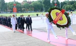 Lãnh đạo Đảng, Nhà nước vào Lăng viếng Chủ tịch Hồ Chí Minh và tưởng niệm các Anh hùng liệt sĩ