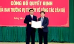 Công bố quyết định của Ban Thường vụ Tỉnh ủy Hà Giang về công tác cán bộ
