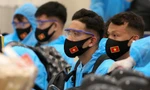 Đội tuyển Việt Nam tại sân bay. Ảnh: Tri Thức Trẻ