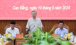 Chủ tịch nước Tô Lâm làm việc với Ban Thường vụ Tỉnh ủy Cao Bằng