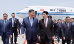 Toàn cảnh lễ đón Tổng Bí thư, Chủ tịch nước Trung Quốc Tập Cận Bình tại sân bay Nội Bài