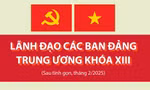 [Infographic] Lãnh đạo các Ban Đảng Trung ương khóa XIII sau tinh gọn