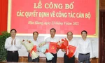 Tỉnh ủy Hậu Giang công bố quyết định điều động cán bộ