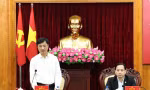 Quang cảnh Hội nghị thông qua dự thảo báo cáo kết quả kiểm tra đối với Ban Thường vụ Tỉnh ủy Lạng Sơn. 
