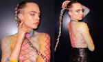 Siêu mẫu Cara Delevingne mặc áo lưới ‘có như không’ kỷ niệm Tháng Tự hào
