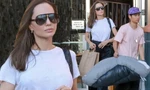 Pax Thiên hộ tống mẹ Angelina Jolie đi mua sắm
