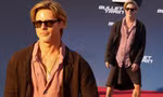 Brad Pitt mặc váy dự thảm đỏ sự kiện ra mắt phim mới