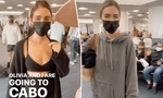 Mặc bra gợi cảm, Hoa hậu Olivia Culpo không được lên máy bay