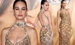 ‘Lọ Lem’ Lily James sexy hết nấc với đầm xuyên thấu ‘quên’ nội y