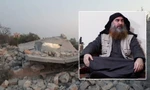 Ảnh lớn: Hiện trường nơi Mỹ tiêu diệt thủ lĩnh IS. Ảnh nhỏ: Thủ lĩnh IS Abu Bakr al-Baghdadi.