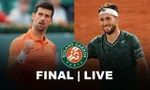 Xem trực tiếp chung kết Roland Garros 2023 Novak Djokovic vs Casper Ruud trên kênh nào, ở đâu?