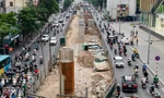 Cầu vượt chữ C tại Hà Nội: Vẫn ngổn ngang sau hơn nửa năm thi công