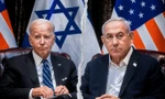Khói bốc lên sau cuộc tấn công của Israel vào miền nam Li-băng ngày 30/9. (Ảnh: Getty)