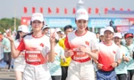 Hoa hậu Đỗ Thị Hà, Thanh Thủy rạng rỡ trên đường chạy Tiền Phong Marathon 2024