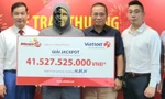 Anh H.M.H đến từ Hà Giang vừa nhận giải thưởng Jackpot trị giá 41,5 tỷ đồng. 