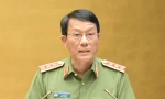 Bộ trưởng Công an Lương Tam Quang trình Quốc hội dự án Luật Phòng, chống mua bán người