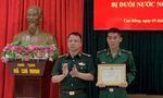 Bộ đội Biên phòng Cao Bằng biểu dương chiến sĩ dũng cảm cứu bé gái thoát khỏi dòng nước lũ