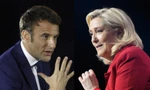 Tổng thống Pháp Emmanuel Macron và bà Marine Le Pen. (Ảnh: WSJ)