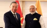 Tổng Bí thư, Chủ tịch nước Tô Lâm và Thủ tướng Ấn Độ Narendra Modi trong cuộc gặp ngày 23/9