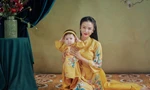 Gần đến Tết, loạt ảnh áo dài của Salim và con gái Pam Yêu Ơi lại gây sốt