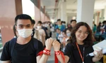 Chương trình “Chủ nhật Đỏ 2024” thu hút đông đảo sinh viên tham gia hiến máu