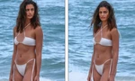 'Thiên thần nội y' Taylor Hill chụp ảnh bikini phô đường cong tuyệt mỹ