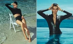 'Siêu mẫu đắt giá nhất thế giới' khoe body thon nuột hoàn hảo với áo tắm